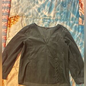 Elegant Forest green top